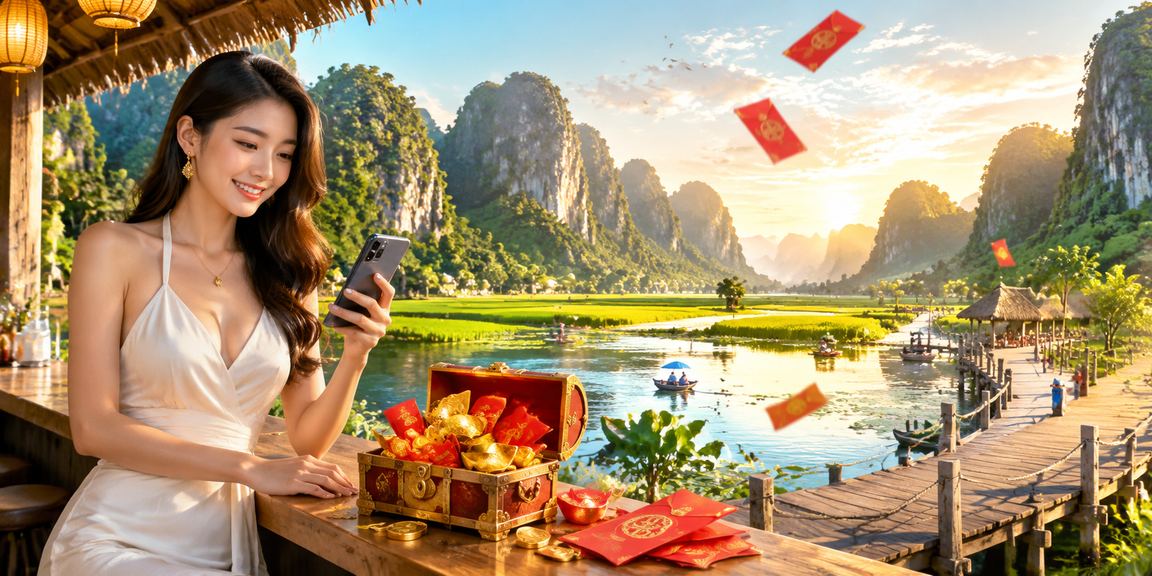 Người dùng Ninh Bình nhận phong bì đỏ ưu đãi khi nạp tiền ssxmb dịp Tết